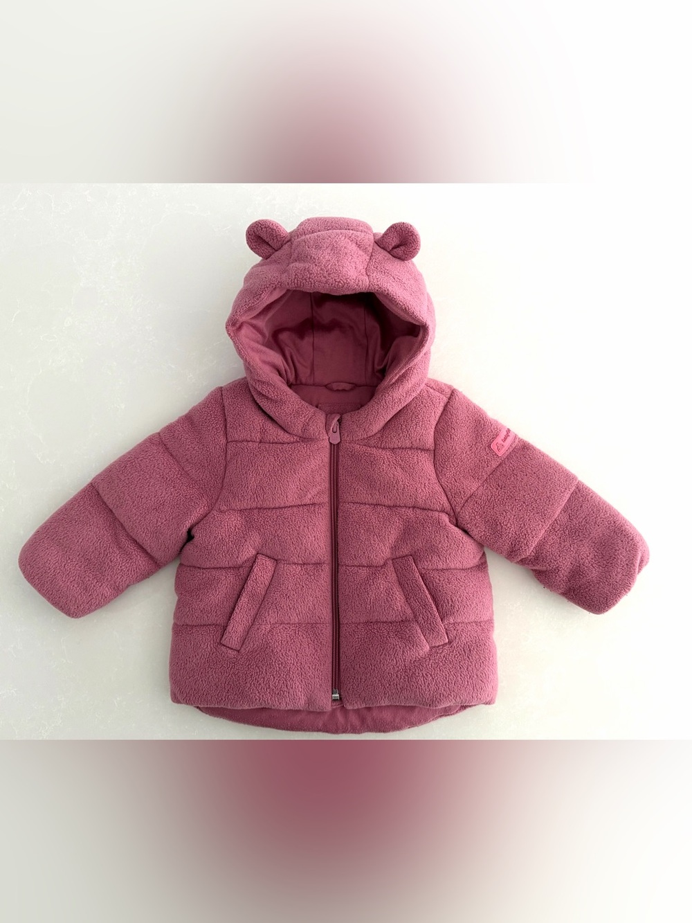 Baby Gap Sherpa Bear Puffer Jacket • Size 18-24M